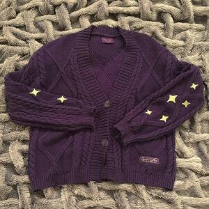 Taylor Swift Speak Now Purple Cardigan XL/2XL NEW